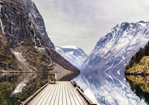 View from Gudvangen, Norway
