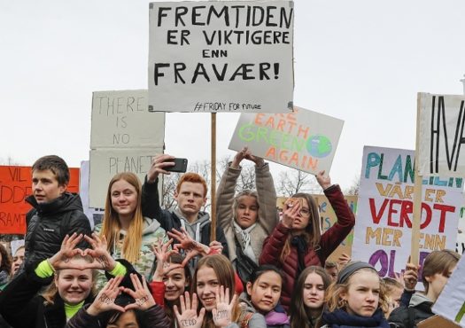 Klimademonstrasjon i Oslo